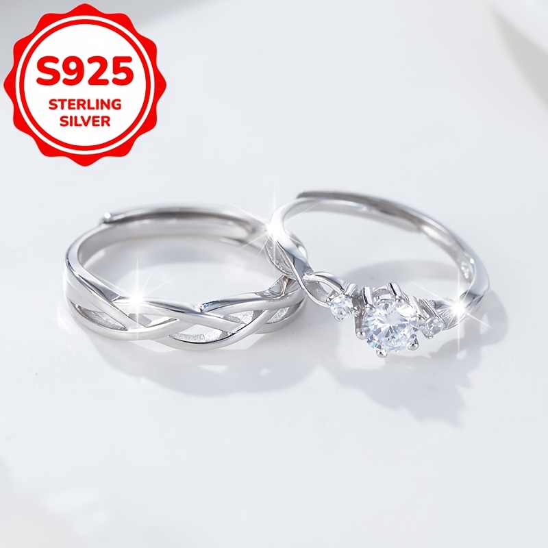 Women's S925 Pure Silver Individual Ring, Proposal Gift